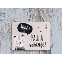 Türschild Bitte Nicht Klingeln | Baby Schläft Schild Babygeschenk von DesignGrusskarten