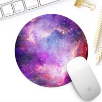Buntes Galaxy Maus Pad, Cosmic Aquarell Nebula Mousepad, Weltraum Mausmatte Bürodeko Schreibtisch Accessoire, Neuer Job Geschenk Mitarbeiter von DesignGypsee