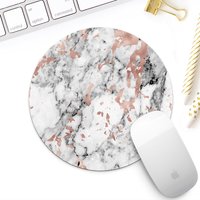 Marmor Mauspad Roségold, Schreibtischzubehör Schreibtischdekoration Mousepad Marmor Mauspad Roségold, Schreibtischzubehör Schreibtischdekoration Mousepad von DesignGypsee