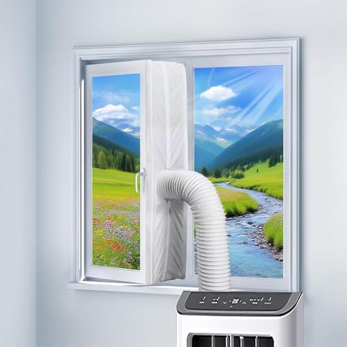 klimaanlage fensterabdichtung fensterabdichtung für mobile klimageräte und Ablufttrockner Klimagerät fensterabdichtung klimaanlage Fensterabdichtung ohne Bohren Fensterdurchführung (4m) von DesignHeim
