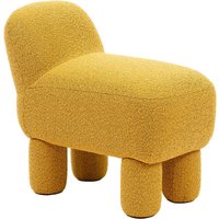 Design House Stockholm - Lulu Pouf, gelb von Design House Stockholm