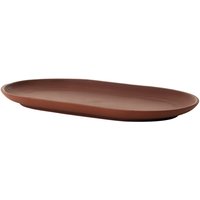 Design House Stockholm - Sand Secrets Servierplatte oval, terra von Design House Stockholm