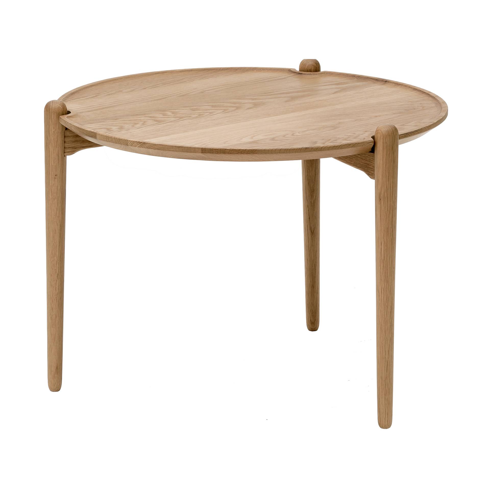 Design House Stockholm - Aria High Beistelltisch - eiche natur/HxØ 46x60cm von Design House Stockholm