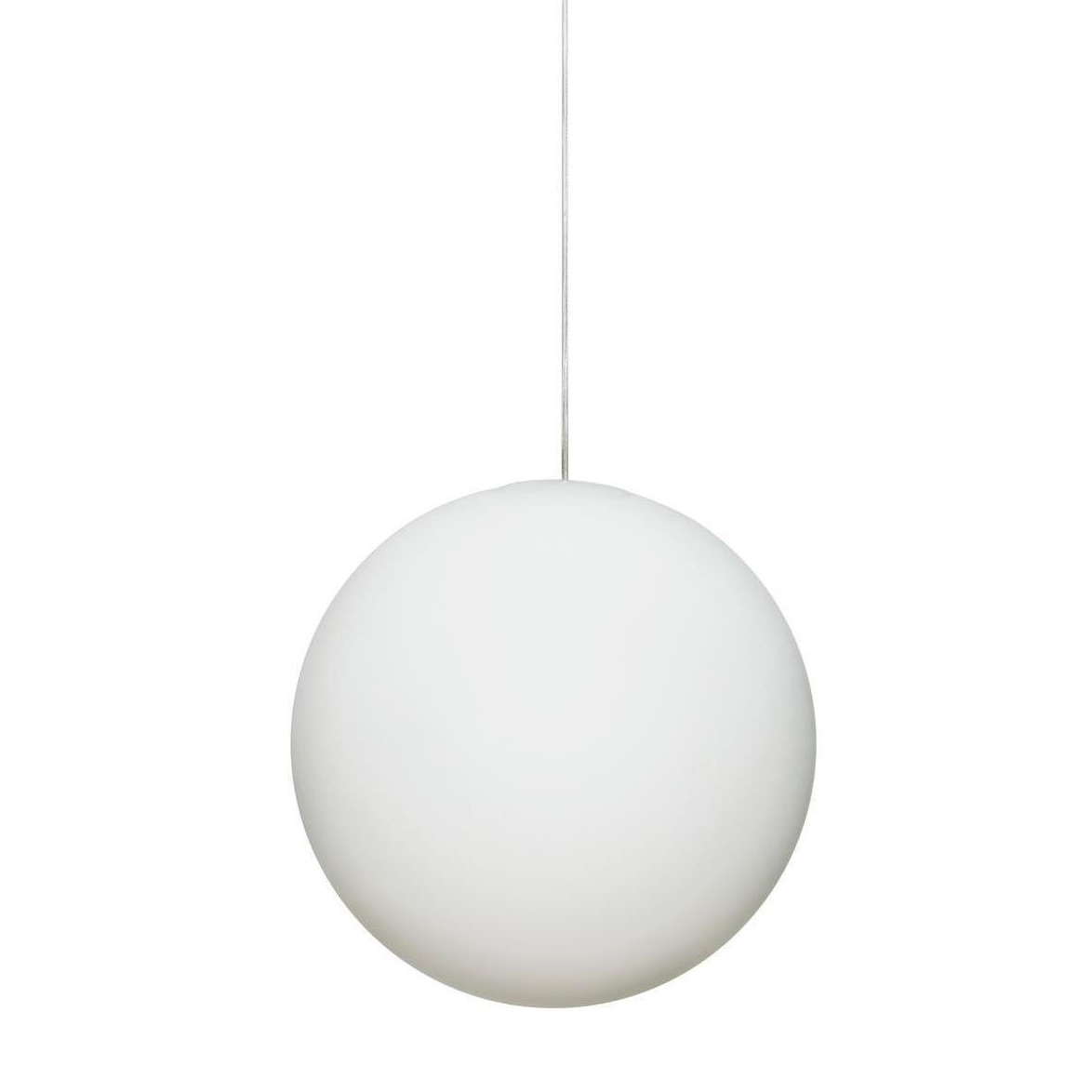 Design House Stockholm - Luna Pendelleuchte L - weiß/Ø 40cm/mit E27 Fassung von Design House Stockholm