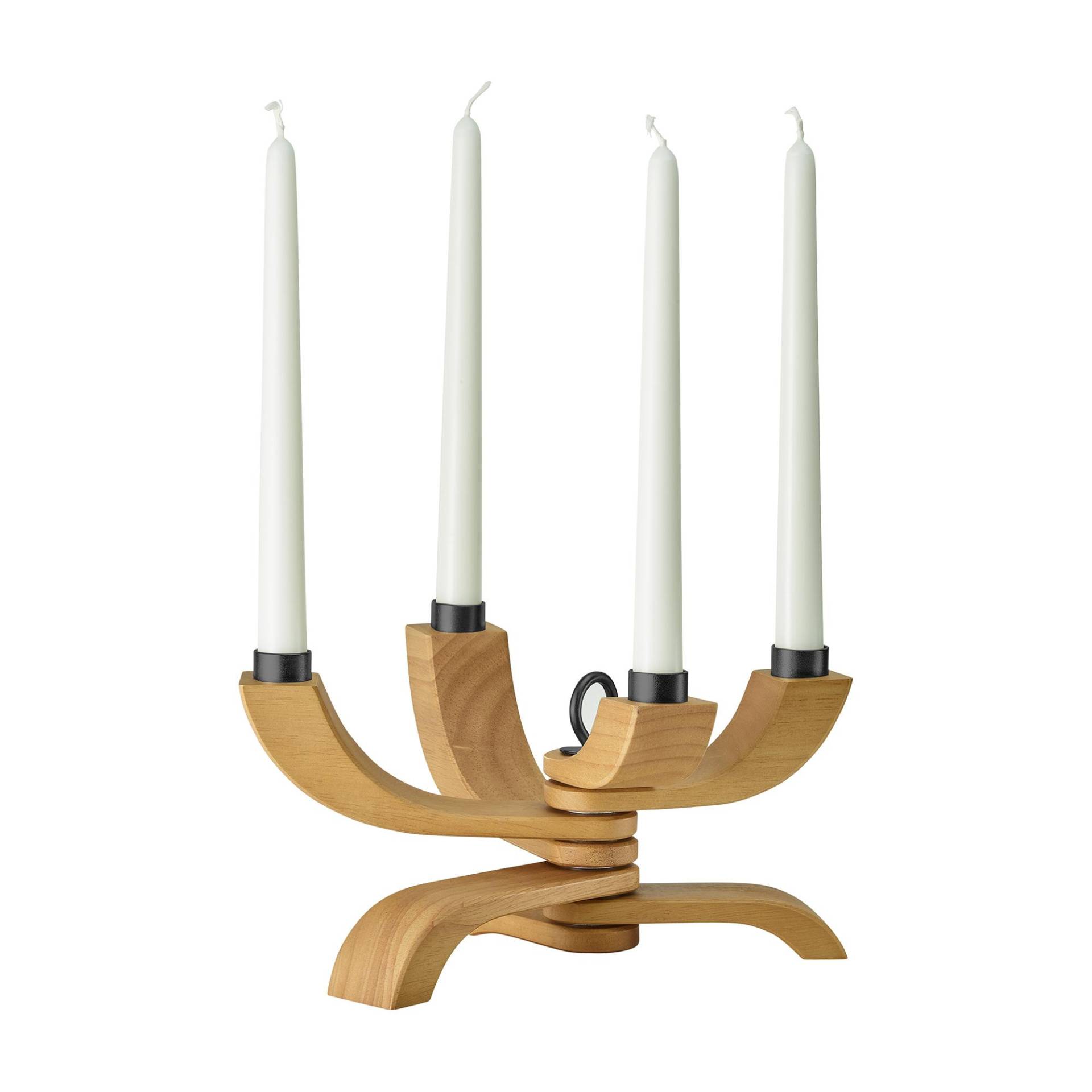 Design House Stockholm - Nordic Light Wood  Kerzenständer - beige/BxHxT 20.5x13x5cm von Design House Stockholm