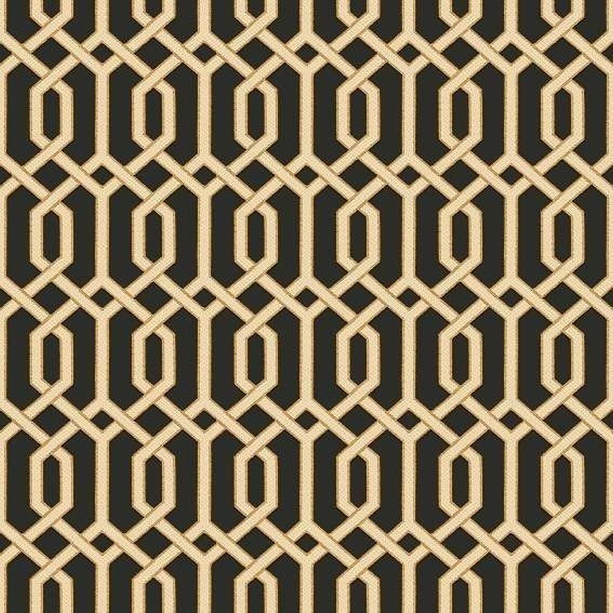 DesignID | Beaux Arts 2 | 220016 | Vliestapete | 3D Optik | 0.53 x 10.05 m | Schwarz von DesignID