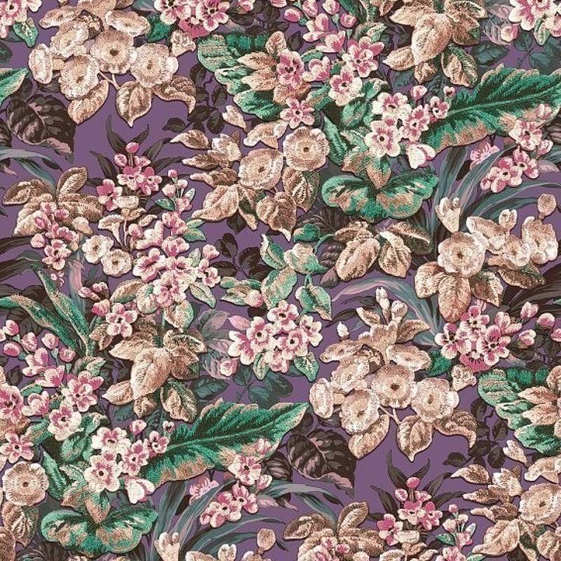 DesignID | Beaux Arts 2 | 220024 | Vliestapete | Vintage | Retro | 0.53 x 10.05 m | Violett von DesignID