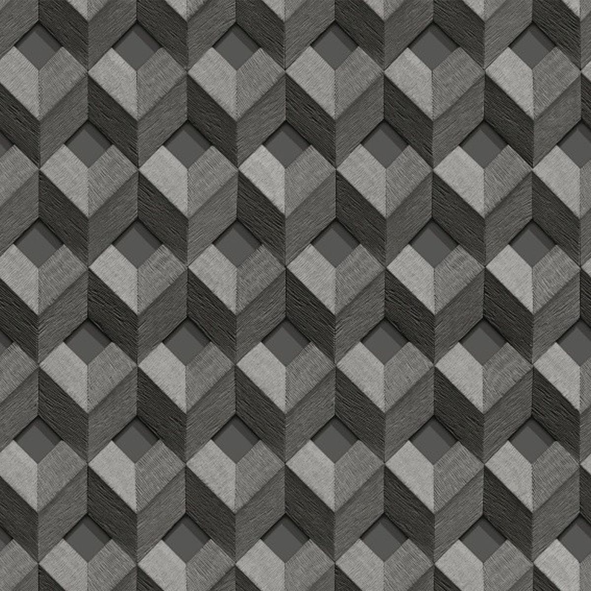 DesignID | Embellish | 120133 | Vliestapete | 3D Optik | 0.53 x 10.05 m | Grau von DesignID