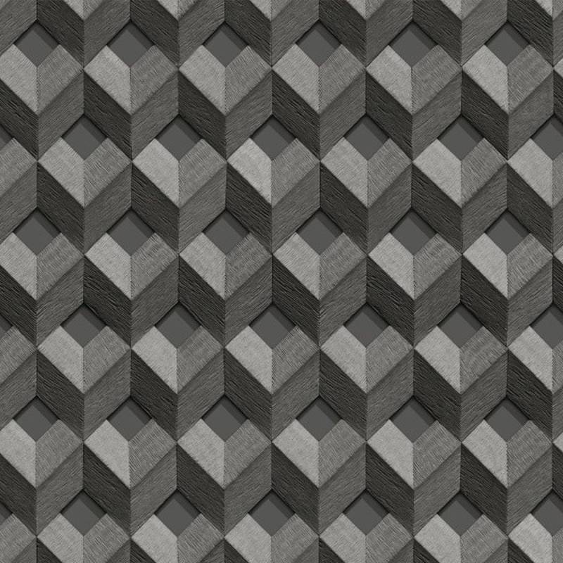 DesignID | Embellish | 120133 | Vliestapete | 3D Optik | 0.53 x 10.05 m | Grau von DesignID