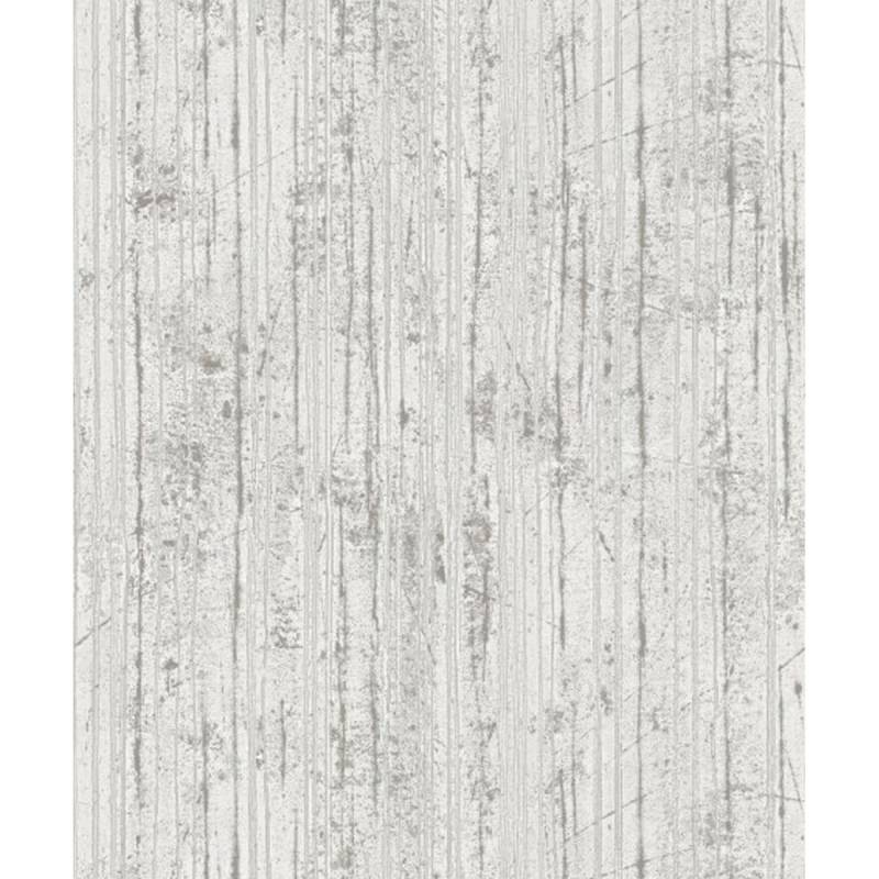DesignID | NATURAL FAUX 2 | 232092 | Vliestapete | Streifenoptik | 0.53 x 10.05 m | Grau von DesignID