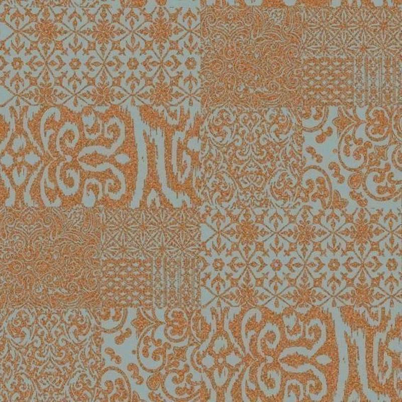 DesignID | VERDE 2 | 219150 | Vliestapete | Barock | 0.53 x 10.05 m | Blau von DesignID