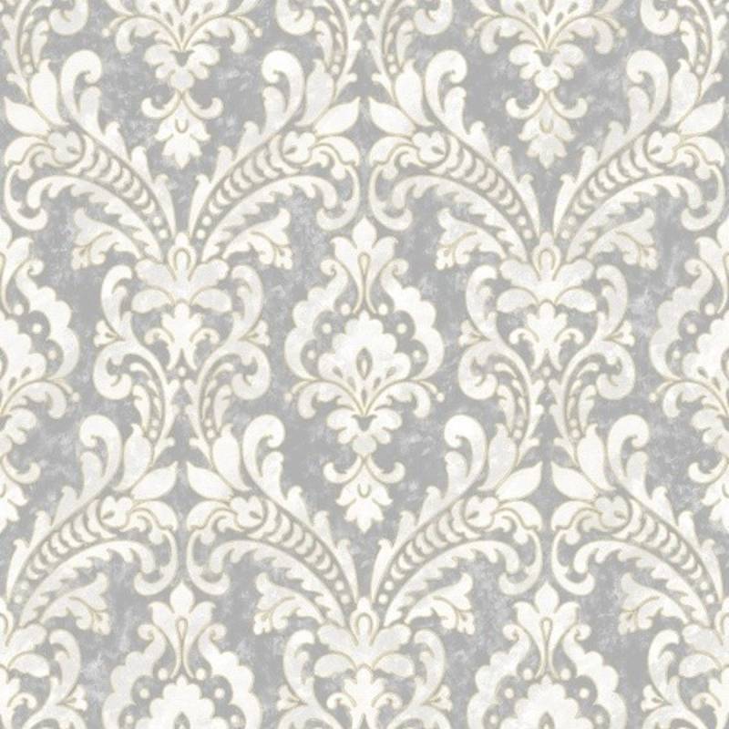 DesignID | VERDE 2 | 219172 | Vliestapete | Barock | 0.53 x 10.05 m | Grau von DesignID
