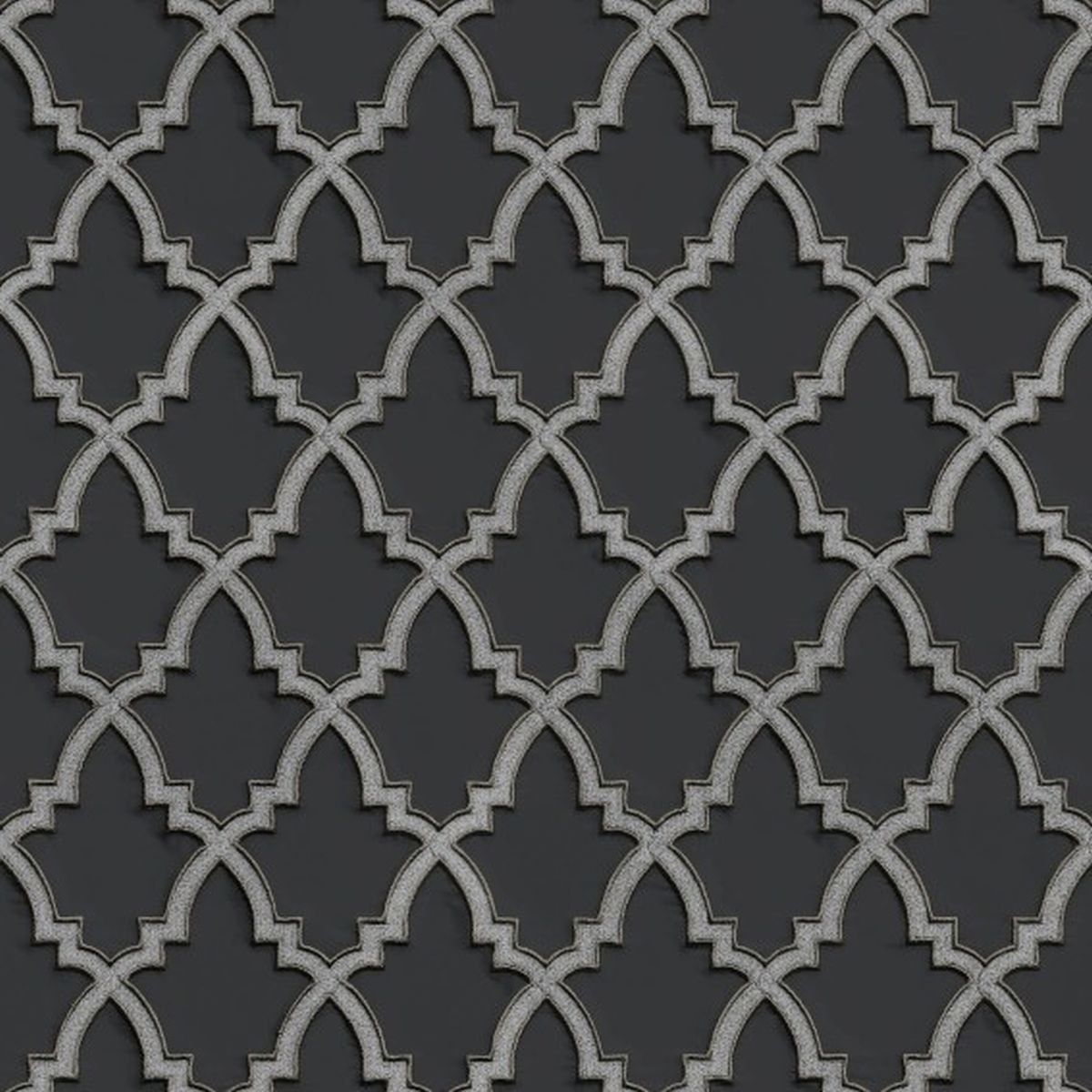 DesignID | Wallstitch | 120028 | Vliestapete | Vintage | Retro | 0.53 x 10.05 m | Schwarz von DesignID