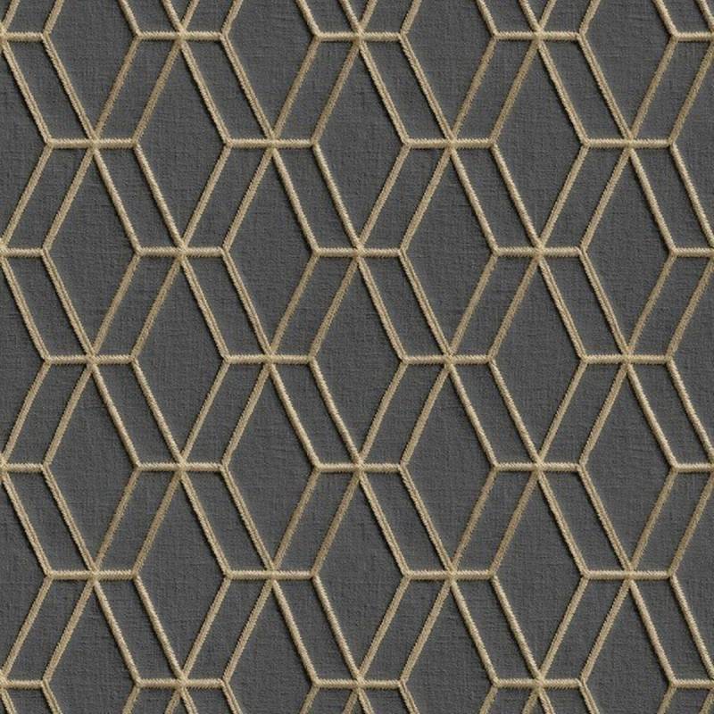 DesignID | Wallstitch | 120066 | Vliestapete | 3D Optik | 0.53 x 10.05 m | Grau von DesignID