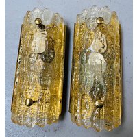 Ein Paar Lyfa Orrefors Fagerlund Wandlampen 1960Er Jahre Gefion Gelb Farbiges Glas Ein Paar Lyfa Orrefors Fagerlund Wandlampen 1960Er Jahre Gefion Gelb Farbiges Glas von DesignLightsDenmark