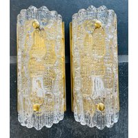 Ein Paar Lyfa Orrefors Fagerlund Wandlampen 1960Er Jahre Gefion von DesignLightsDenmark