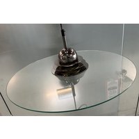 Eine Hängelampe Aus Den 1980Er Jahren Massivem Glas von DesignLightsDenmark
