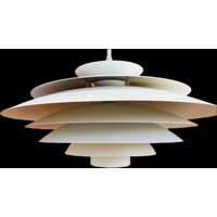 Form Light Dänemark 1970Er Jahre Pendelleuchte Modell 52580 von DesignLightsDenmark