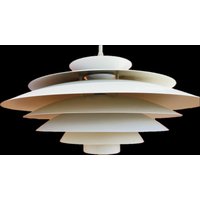 Form Light Dänemark 1970Er Jahre Pendelleuchte Modell 52580 von DesignLightsDenmark