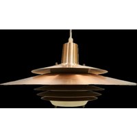 Teknika Denmark Rare 1960 Vintage Pendelleuchte Modell 410 von DesignLightsDenmark