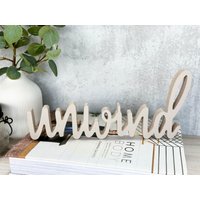 "Holz Deko "Unwind" | Selbst Stehend Perfekt Für Zuhause Anzeige Auf Einem Mantel, Tischplatte Oder An Der Wand Hängen Badezimmer Handgeschrieben "Holz Deko "Unwind" | Selbst Stehend Perfekt Für Zuhause Anzeige Auf Einem Mantel, Tischplatte Oder An Der Wand Hängen Badezimmer Handgeschrieben von DesignLioness