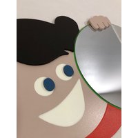 Personalisierter Kinderspiegel Mit Umrandung | Feier Dich Spiegel Benutzerdefinierte Kinderzimmer Dekor Wanddekoration Mädchen Jungen Handgefertigt von DesignMarquis