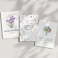 Christliche Postkarten | Frühlings Kollektion Spring Gnade Bibelvers Christliche Postkarten | Frühlings Kollektion Spring Gnade Bibelvers von DesignMitGott