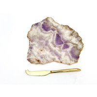 Amethyst-Platte Gebänderte Amethyst-Untersetzer-Platte Lila-Achat-Untersetzer Große Achat-Platte Muttertagsgeschenk Amethyst-Platte Gebänderte Amethyst-Untersetzer-Platte Lila-Achat-Untersetzer Große Achat-Platte Muttertagsgeschenk von DesignPretty