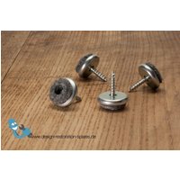 Set Of 4 Felt Glides For Eames Plastic Chairs Dsw, Daw, Dowel Base von DesignRestoration