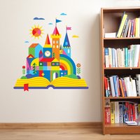 Buch Wanddekoration, Kinderzimmer Wanddeko, Wanddeko von DesignStickersStore