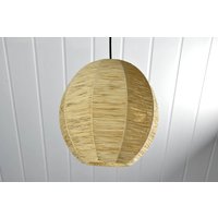 Bubble Deckenleuchte 50Er 60Er Bastgeflecht Pendelleuchte Mid Century Leuchte Deckenlampe Design Vintage Hängelampe Bast Lampe von DesignVintageShopDE