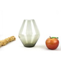 Vase Wilhelm Wagenfeld Für Wmf Rauchglas Glasvase Studioglas 60Er Kunstglas Glas Brocante Blumenvase Vintage Design Modern Retro von DesignVintageShopDE