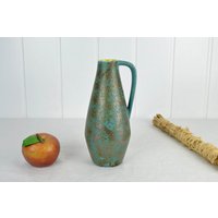 Veb Georgenthal Krugvase Geokeramik Keramik Vase Henkelvase Design 60Er 70Er Blumenvase Pottery Mid Century Vintage Rockabilly Keramikvase von DesignVintageShopDE