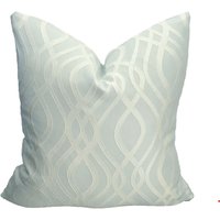 Luxus Wave Seafoam Kissen Luxus Wave Seafoam Kissen von DesignandConquerInt