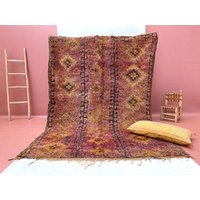 202 cm X 287 - Vintage Boujaad Teppich, Handgeknüpfter Wollteppich, Innenteppich von DesignandCreativity