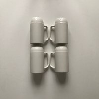 Kimmo Pälikkö Weiße Humpen 4Er Set Arabia von Designautilus