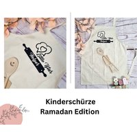 Kinderschürze Ramadan | Little Iftar Helper Schürze Ramazan Eid Geschenk Bayram von DesignbyDeaShop