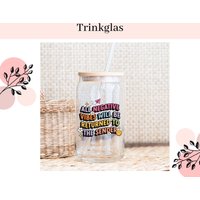 Trinkglas | Mit Deckel Coffee To Go Becher Libbey Glas Can Bambusdeckel Und Strohhalm Iced Trinkglas | Mit Deckel Coffee To Go Becher Libbey Glas Can Bambusdeckel Und Strohhalm Iced von DesignbyDeaShop