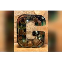 Epoxidharz Buchstabe Mit Beleuchtung von DesignbyK4OnlineShop