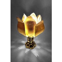 Tulpenlampe - Goldfinish von DesignbyMarkC