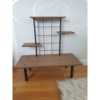 Blumenständer Blumenetagere Holzdekor Modernist Design 60Er 70Er Designclassics24 von Designclassics24