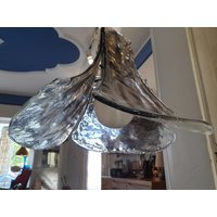 Carlo Nason Für Kalmar Franken Österreich - Lampe 3470 Murano Glas Blumen Deckenlampe Hängelampe 60Er Modernist Designclassics24 von Designclassics24