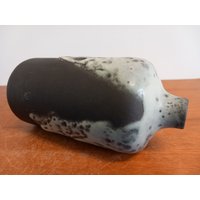 Otto Keramik Vase in Grau Fat Lava Keramikvase 70Er Wgp Seltenes Design von Designclassics24