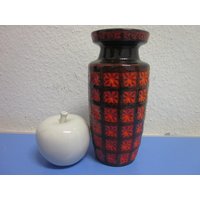 Scheurich Prisma Wunderbare Vase 70Er Keramik Lava von Designclassics24