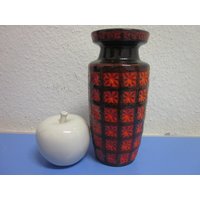 Scheurich Prisma Wunderbare Vase 70Er Keramik Lava von Designclassics24