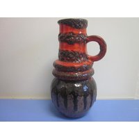 Scheurich Vienna Wien Große Vase Keramik Keramikvase Fat Lava 70Er Designclassics24 von Designclassics24