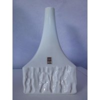 Sgrofo Modern Porzellanvase Vase Weiss Mid-Century Modernist Design Wgp von Designclassics24