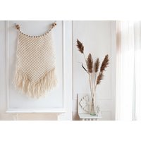 Jute Makramee Wandbehang Mit Fransen - Dekor Im Japandi-stil von DesigndeDIURA