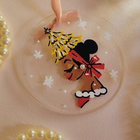 2023 Winter Weihnachten Ornament 11 Handgemachtes Original Gemälde Retro Vintage Kunst Illustration Designedvon Shea von DesignedByShea