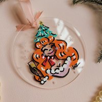 Ornament 2023 Winter Weihnachten 16 Handgefertigtes Original Retro Vintage Kunst Illustration Designedvon Shea Frohe Ornament 2023 Winter Weihnachten 16 Handgefertigtes Original Retro Vintage Kunst Illustration Designedvon Shea Frohe von DesignedByShea